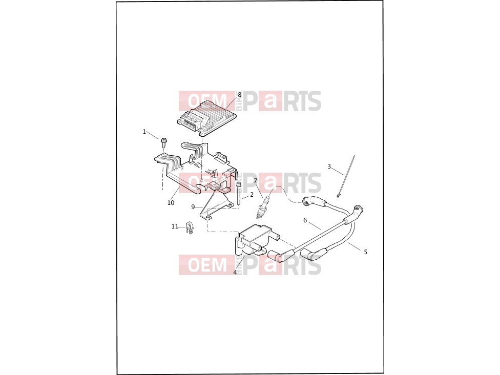 Harley-Davidson 2013 TOURING ELECTRA GLIDE CLASSIC  - FLHTC ELECTRONIC CONTROL MODULE (ECM) & COIL