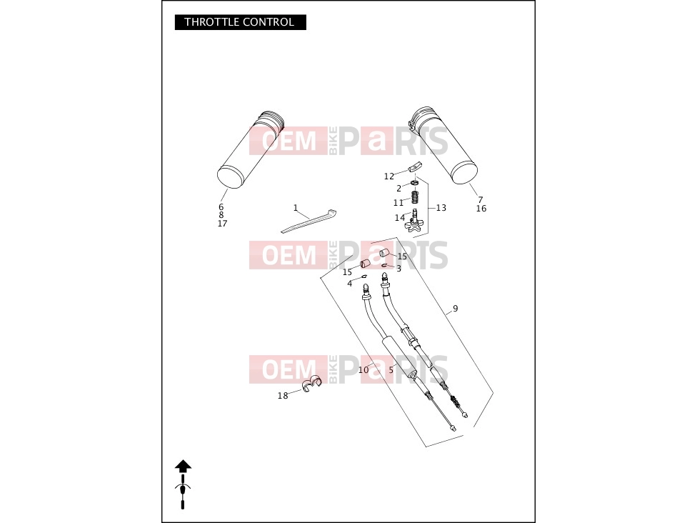 Harley-Davidson 2011 DYNA DYNA WIDE GLIDE  - FXDWG THROTTLE CONTROL