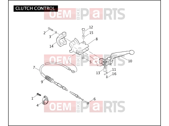Harley-Davidson 2007 SOFTAIL NIGHT TRAIN  - FXSTB CLUTCH CONTROL