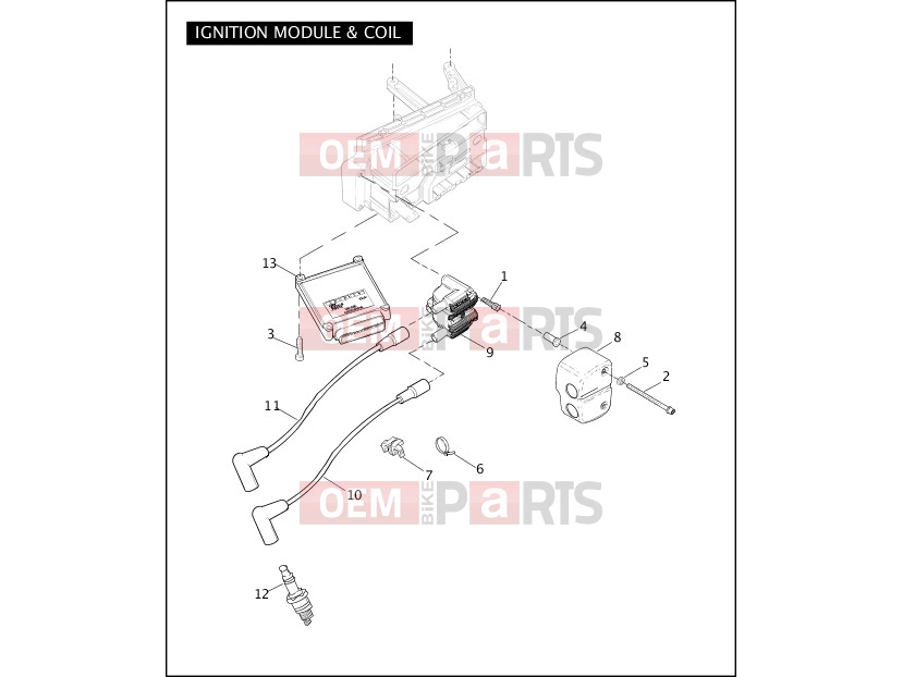 Harley-Davidson 2006 DYNA DYNA SUPER GLIDE  - FXDI IGNITION MODULE & COIL