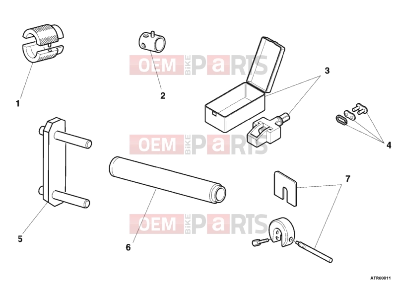 DUCATI 2000 Monster 750 WORKSHOP SERVICE TOOLS, FRAME » FRAME