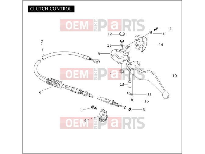Harley-Davidson 2005 SOFTAIL SOFTAIL DEUCE  - FXSTD CLUTCH CONTROL