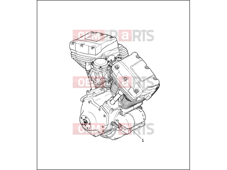 Harley-Davidson 2003 TOURING ROAD GLIDE  - FLTR COMPLETE ENGINE - TWIN CAM 88â¢