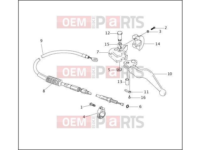 Harley-Davidson 2001 SOFTAIL SOFTAIL DEUCE  - FXSTD CLUTCH CONTROL