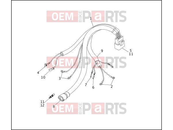 Harley-Davidson 1995 DYNA DYNA SUPER GLIDE  - FXD WIRING HARNESS - IGNITION MODULE