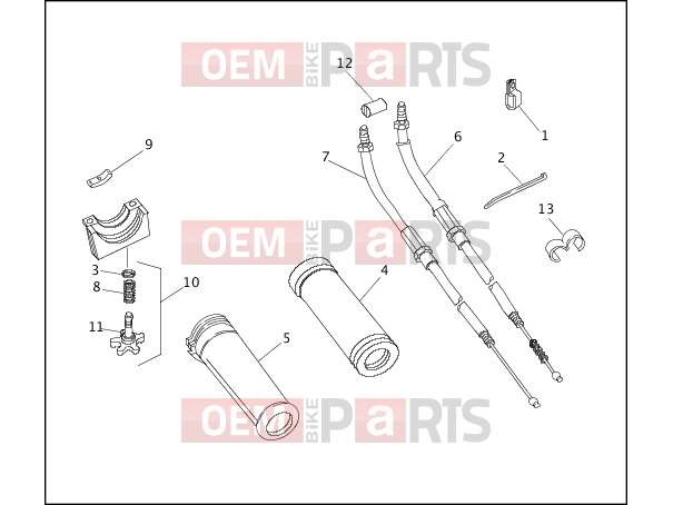 Harley-Davidson 1992 SOFTAIL SOFTAIL CUSTOM  - FXSTC THROTTLE CONTROL