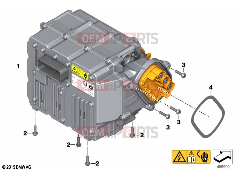 12 | Control unit, drive electronics | Control unit, drive electronics - BMW Motorrad C evolution (0C03) 2020