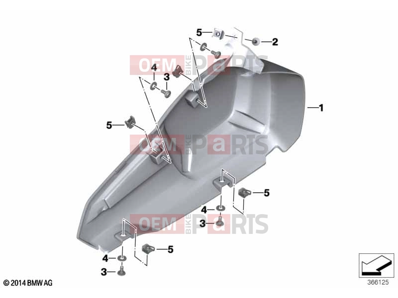 BMW Motorrad BMW 2020 C models C evolution (0C03) 46 | Engine trim panel | Engine trim panel