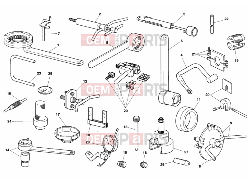 DUCATI 1999 Monster 900 WORKSHOP SERVICE TOOLS » SPECIAL TOOLS
