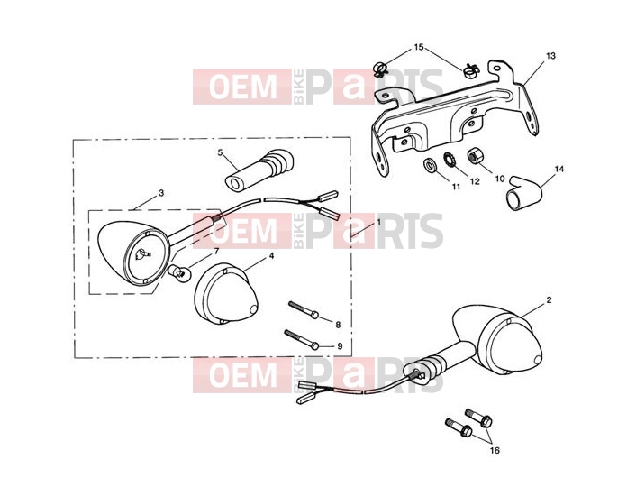 Triumph 2016 SCRAMBLER EFI Front Indicators