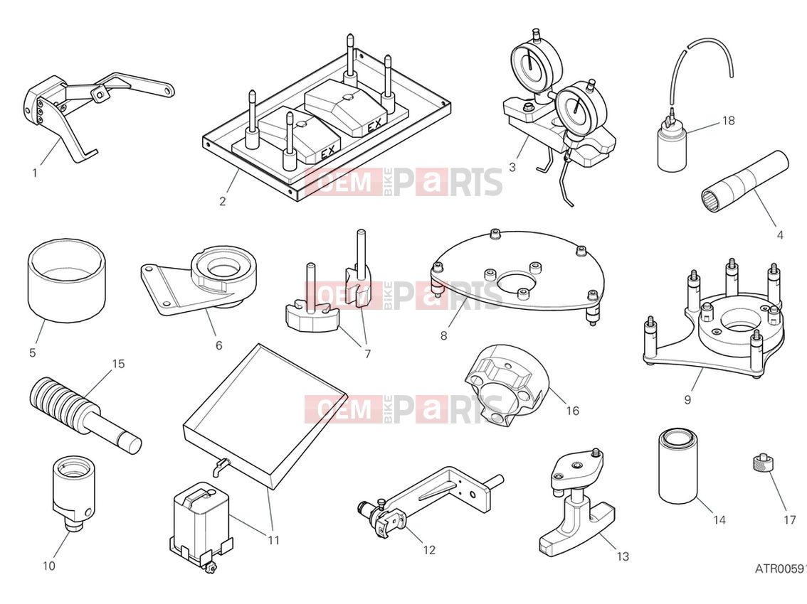 DUCATI 2024 Panigale V4 SP2 Workshop service tools (engine 1)