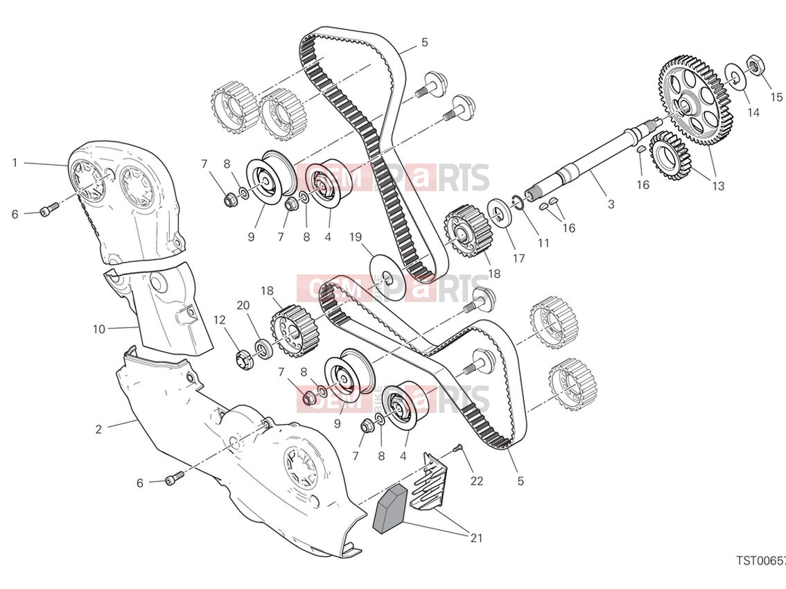 DUCATI 2024 Multistrada V2 S Timing system