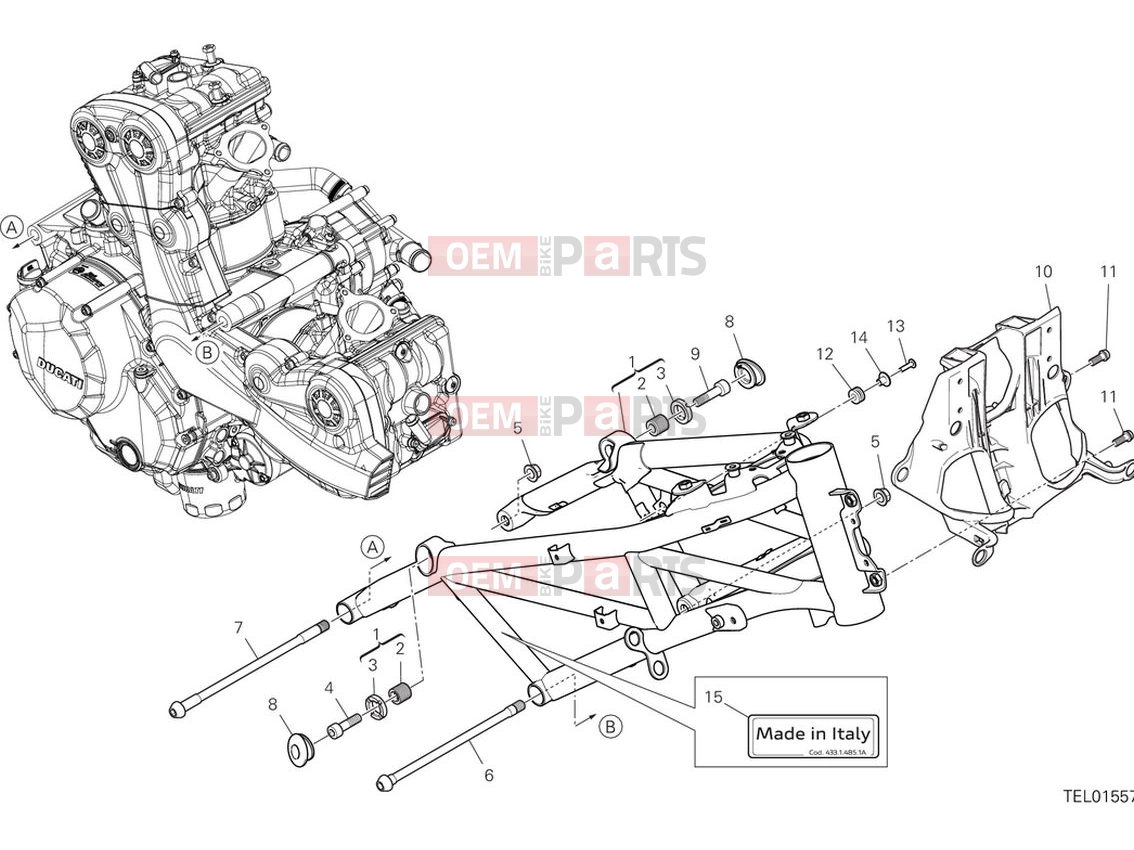 Frame - Ducati Multistrada V2 2024