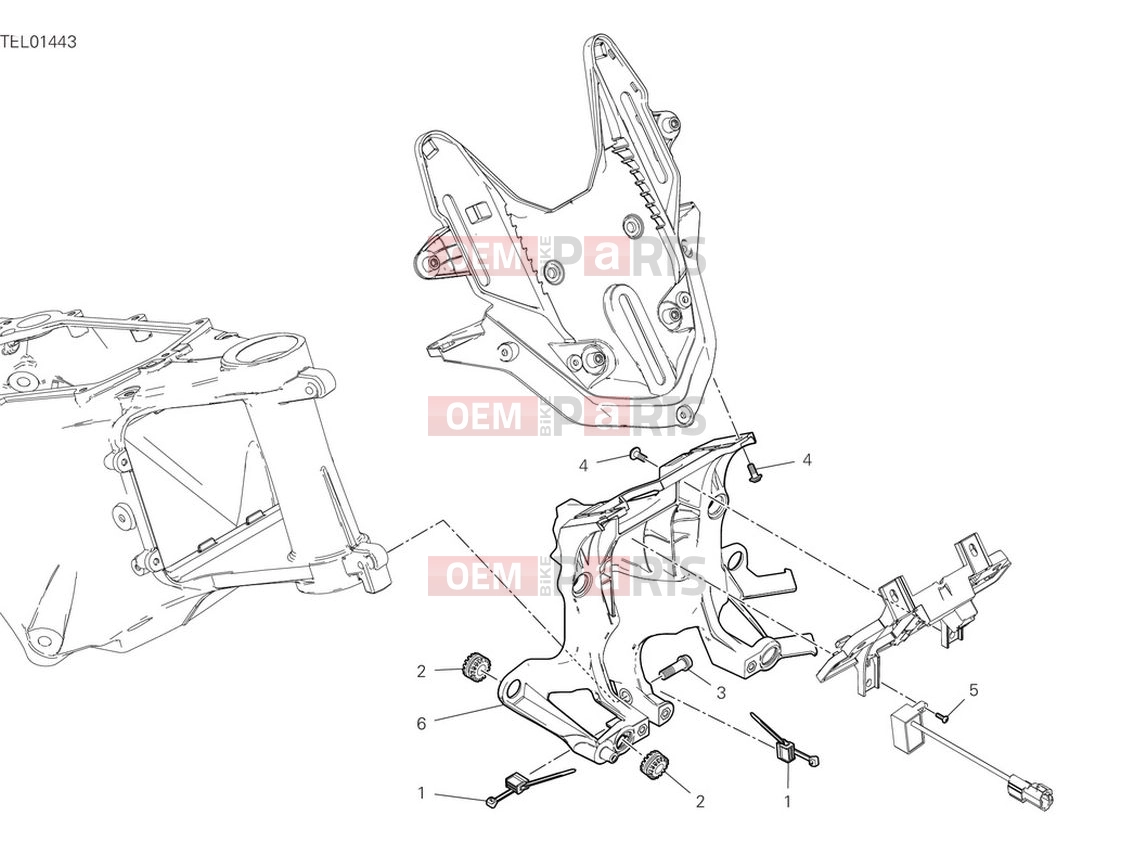 Front Subframe - Ducati Multistrada V4 S Full 2022