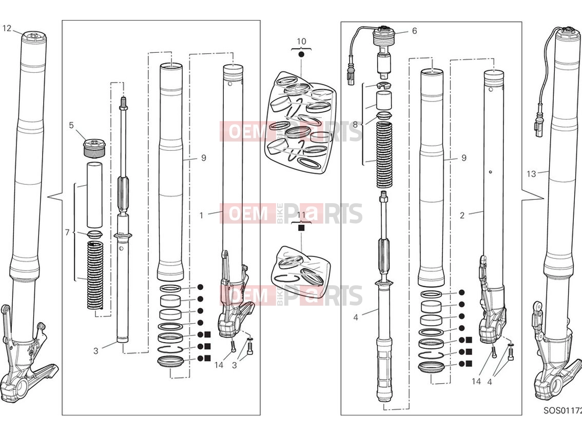 DUCATI 2022 Multistrada V4 S Front Fork