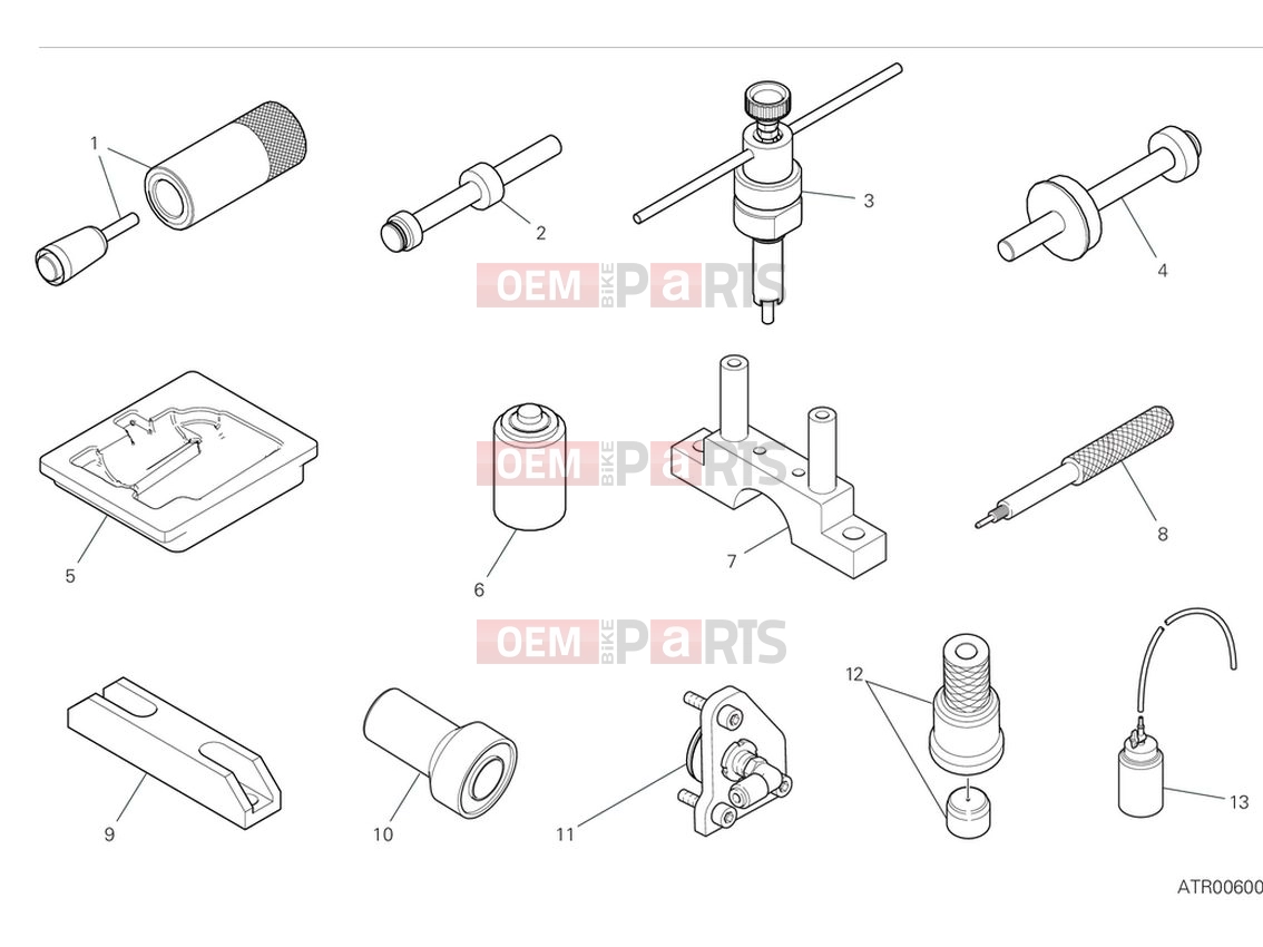 DUCATI 2024 Diavel V4 Workshop service tools (engine)