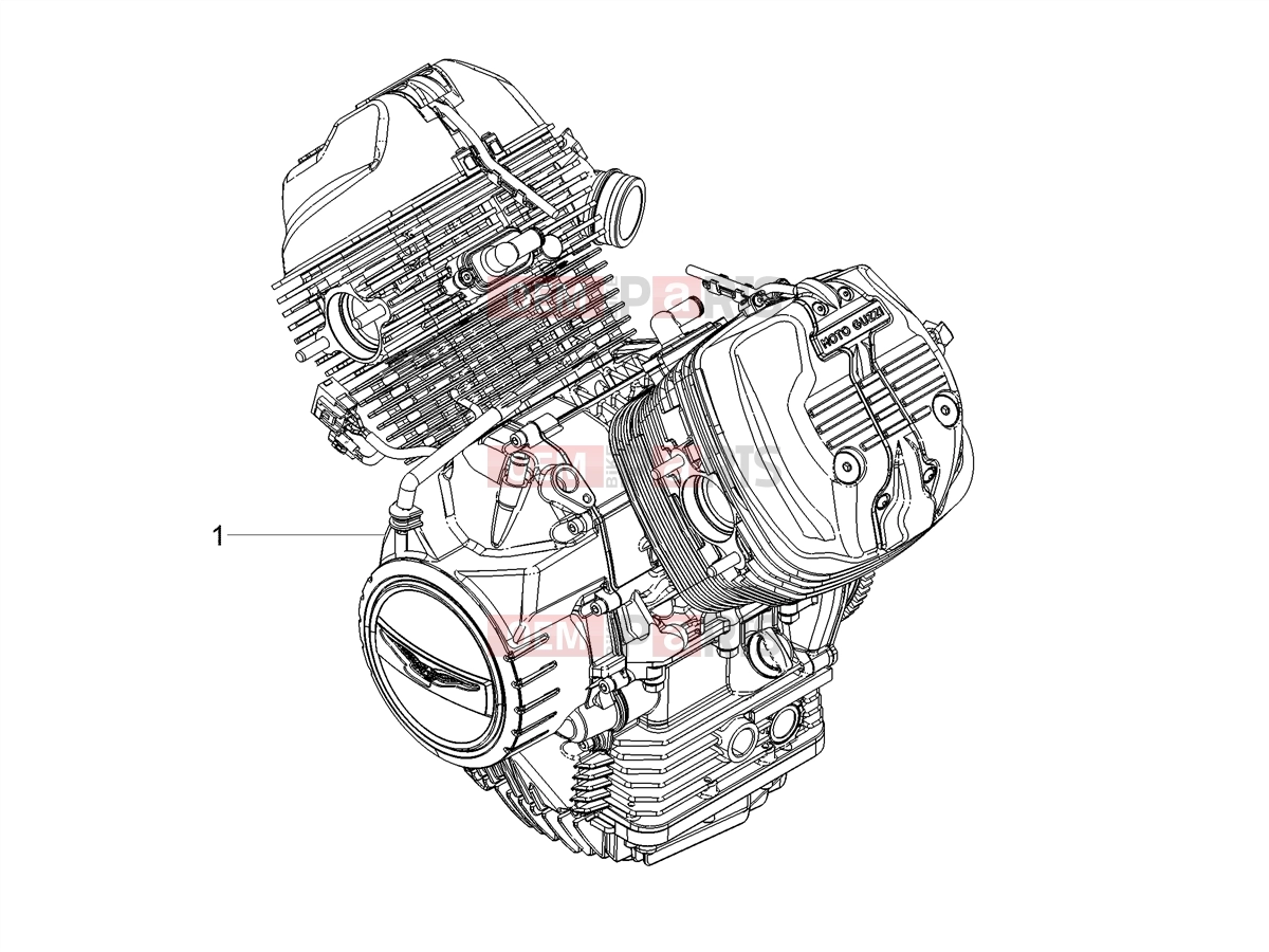 MOTOGUZZI V7 Stone 850 (EU, GSO) Engine » Engine-Completing part-Lever