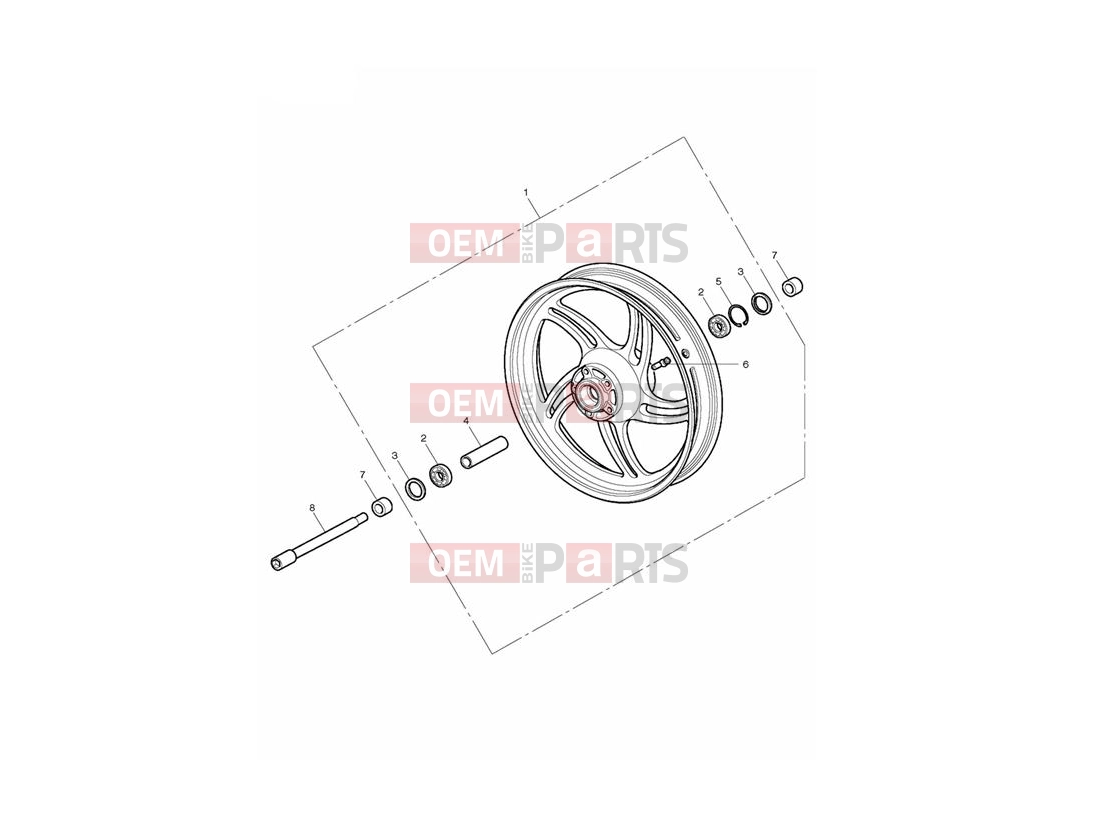 Triumph 2010 THUNDERBIRD Front Wheel