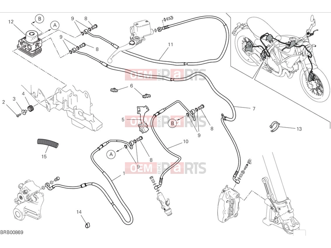 DUCATI 2024 Scrambler Nightshift Braking system ABS