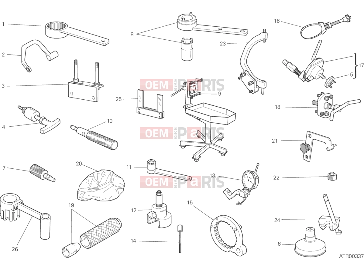 DUCATI 2015 Scrambler Classic WORKSHOP SERVICE TOOLS, ENGINE