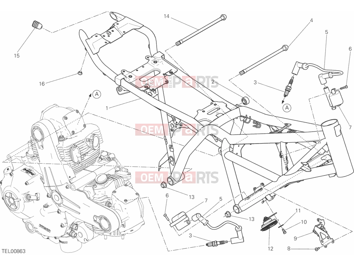 FRAME - Ducati Scrambler Classic 2015