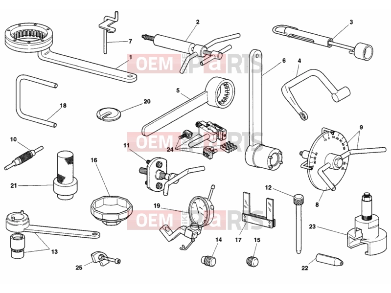 DUCATI 1997 Monster 400 WORKSHOP SERVICE TOOLS » SPECIAL TOOLS