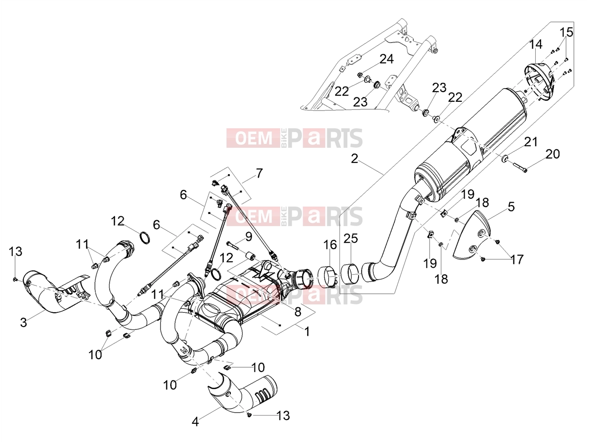 Engine » Silencer - Motoguzzi V85 TT Strada E5+ (EU) 2025