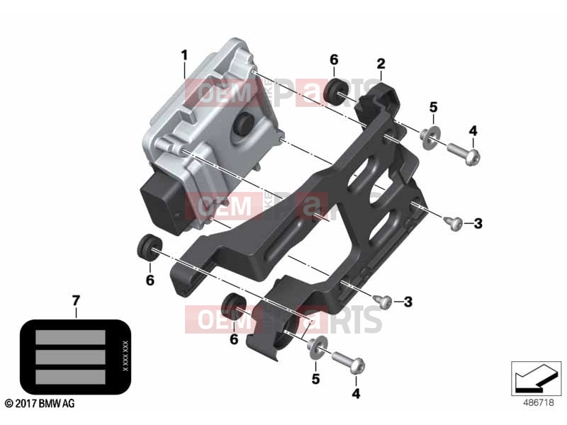 13 | Control unit BMS-E | Control unit BMS-E - BMW Motorrad C 400 X (0C09, 0C19) 2018