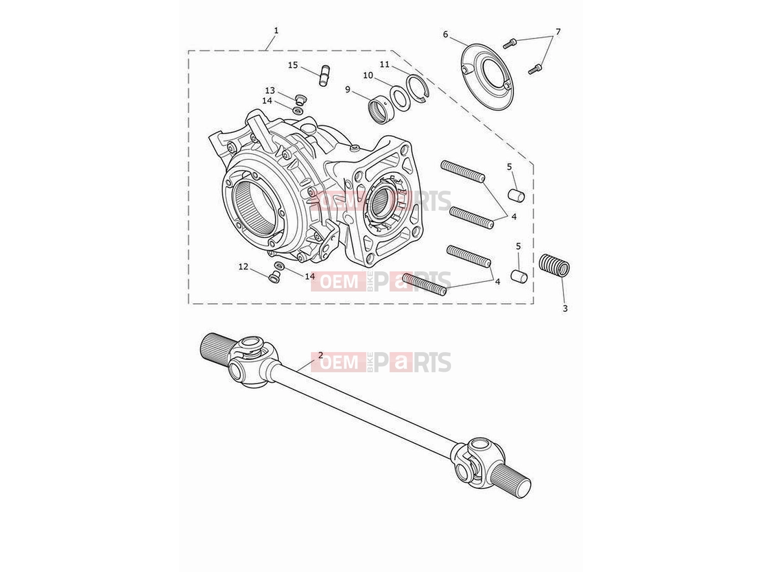 Triumph 2023 Rocket 3 R Final drive unit