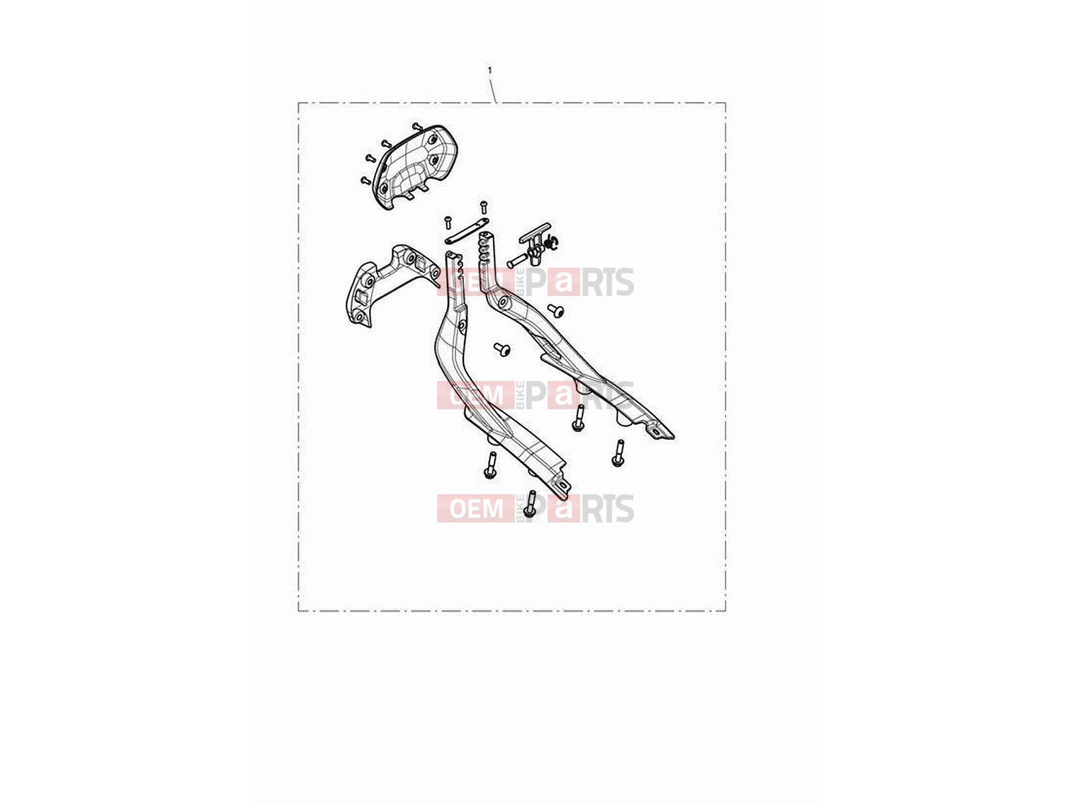Triumph 2023 Rocket 3 R Adjustable backrest mounting