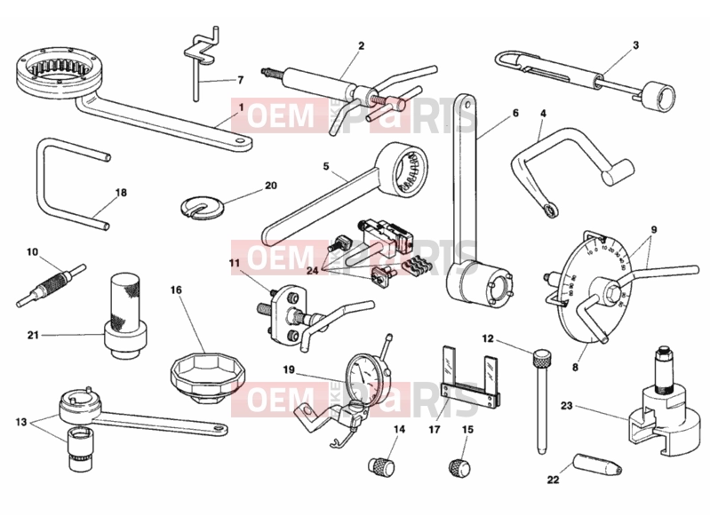 DUCATI 1997 Monster 600 WORKSHOP SERVICE TOOLS » SPECIAL TOOLS