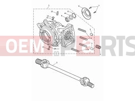 Triumph 2024 Rocket 3 GT Final drive unit