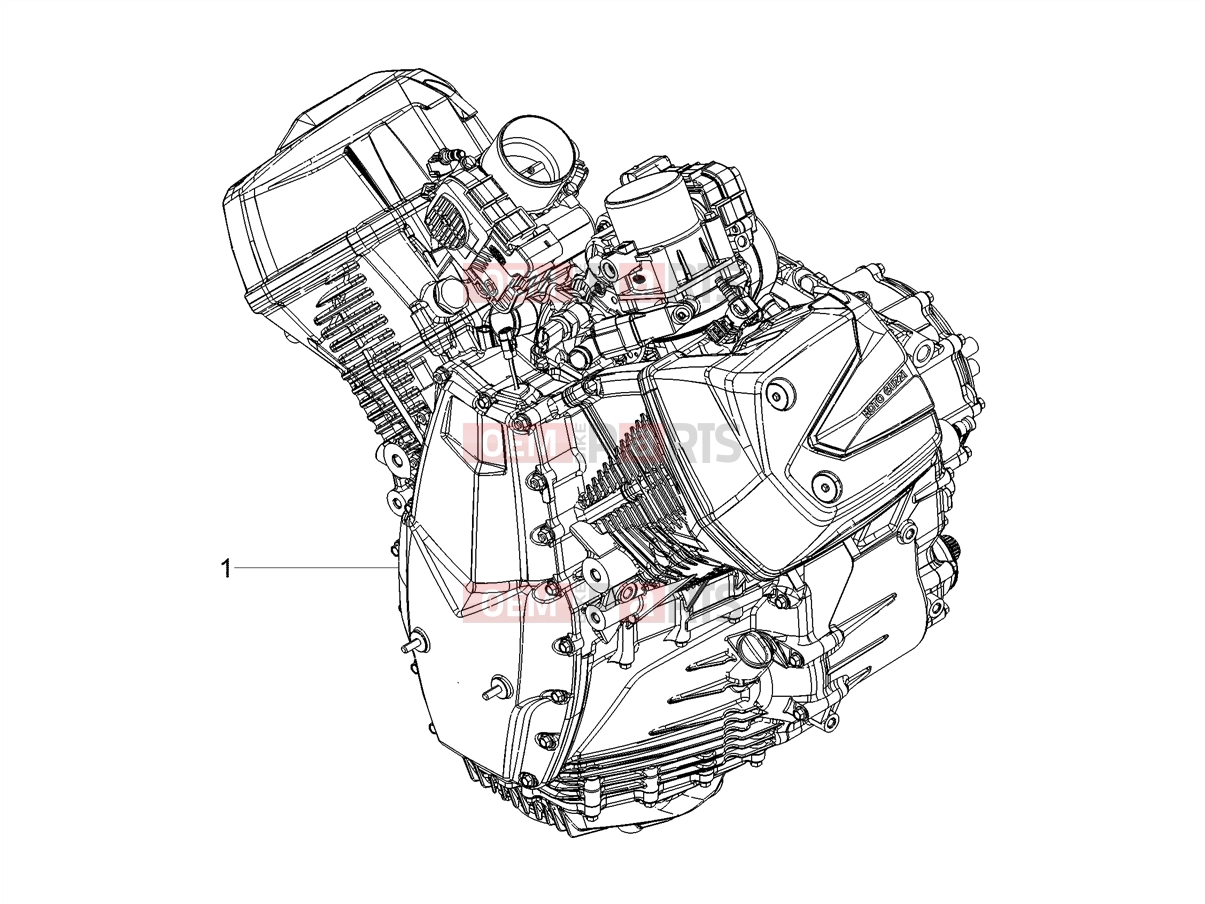 MOTOGUZZI V100 Mandello S E5+ (EU) Engine » Engine-Completing part-Lever