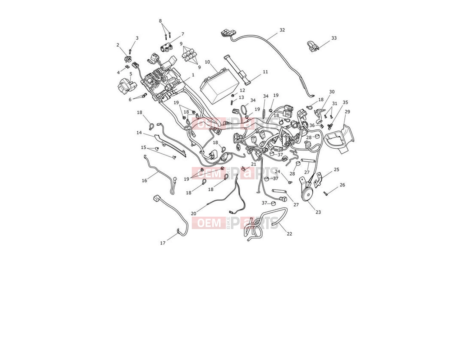Triumph 2022 Trident 660 Electrical System