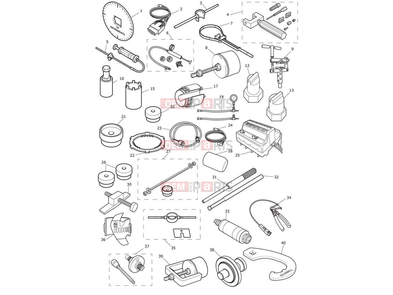 Triumph 2022 Trident 660 Service Tools