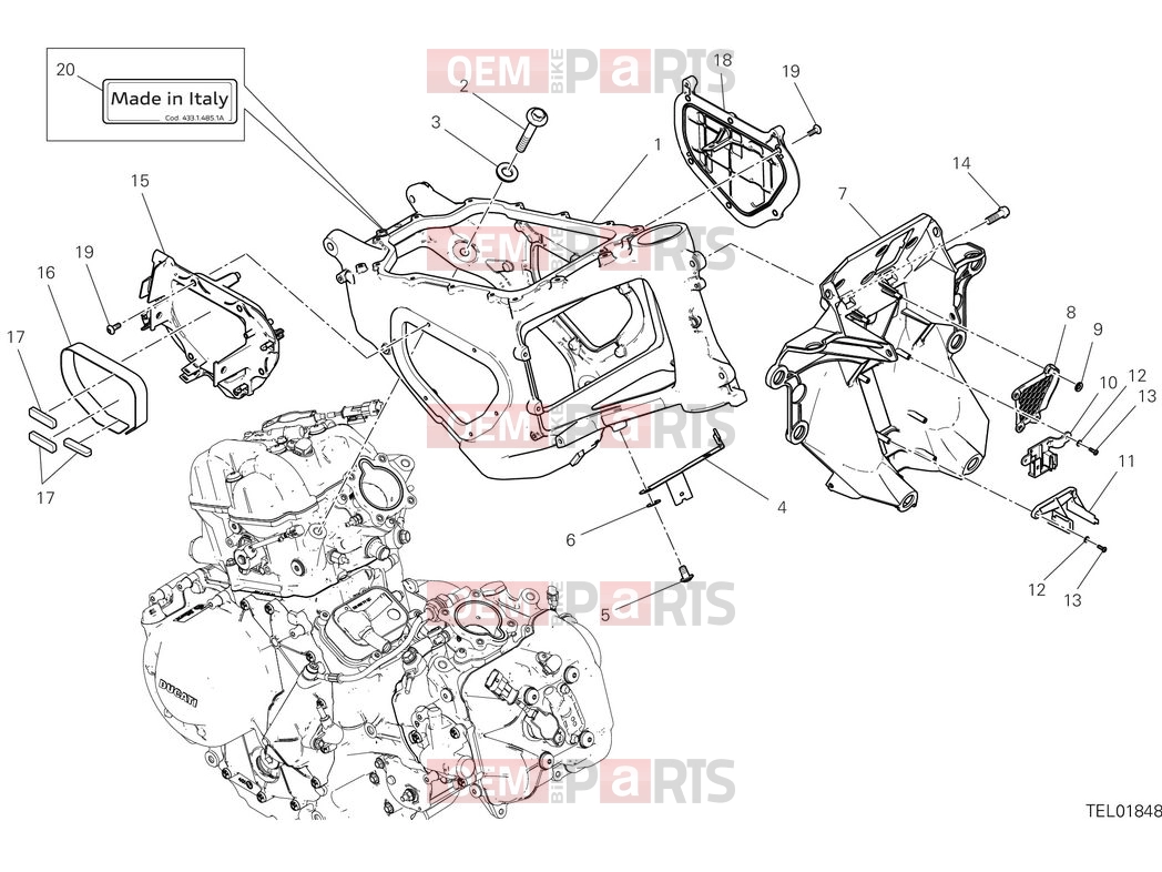 Frame - Ducati Multistrada V2 2025