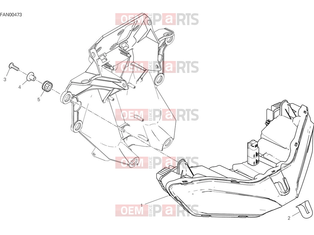 Headlight - Ducati Multistrada V2 2025