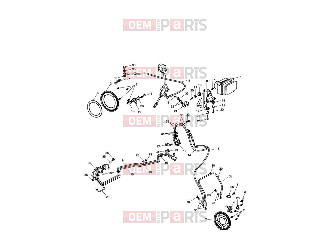 Triumph 2013 SPRINT GT ABS Components