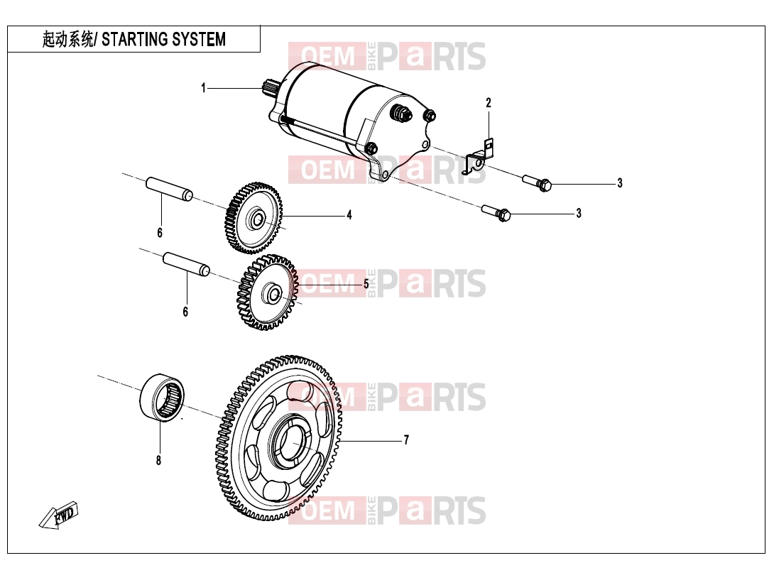 CFMOTO 2025 ATV CFORCE 1000 (CF1000AU-2) STARTING SYSTEM - E09