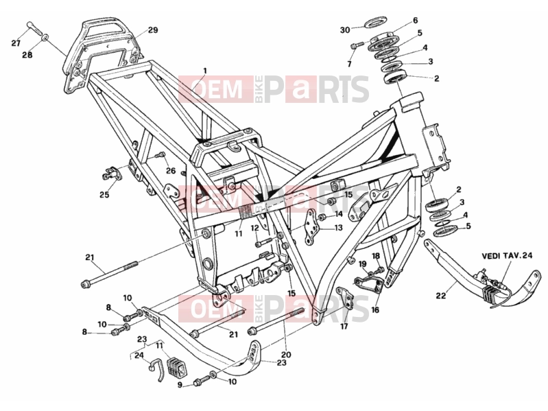 DUCATI 1993 907 I.E. FRAME » FRAME
