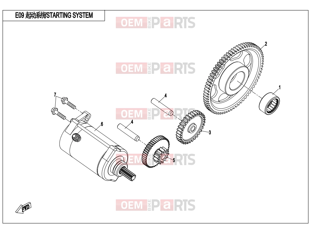 CFMOTO 2021 UTV UFORCE 800 (CF800UTR-2) STARTING SYSTEM - E09