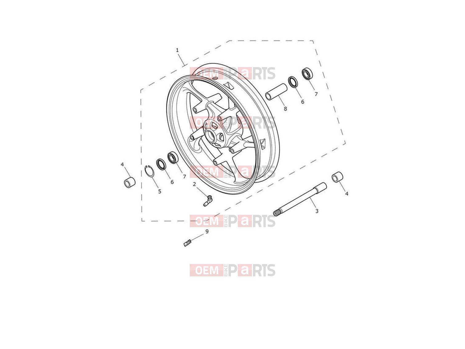 Front Wheel - Triumph Trident 660 2024