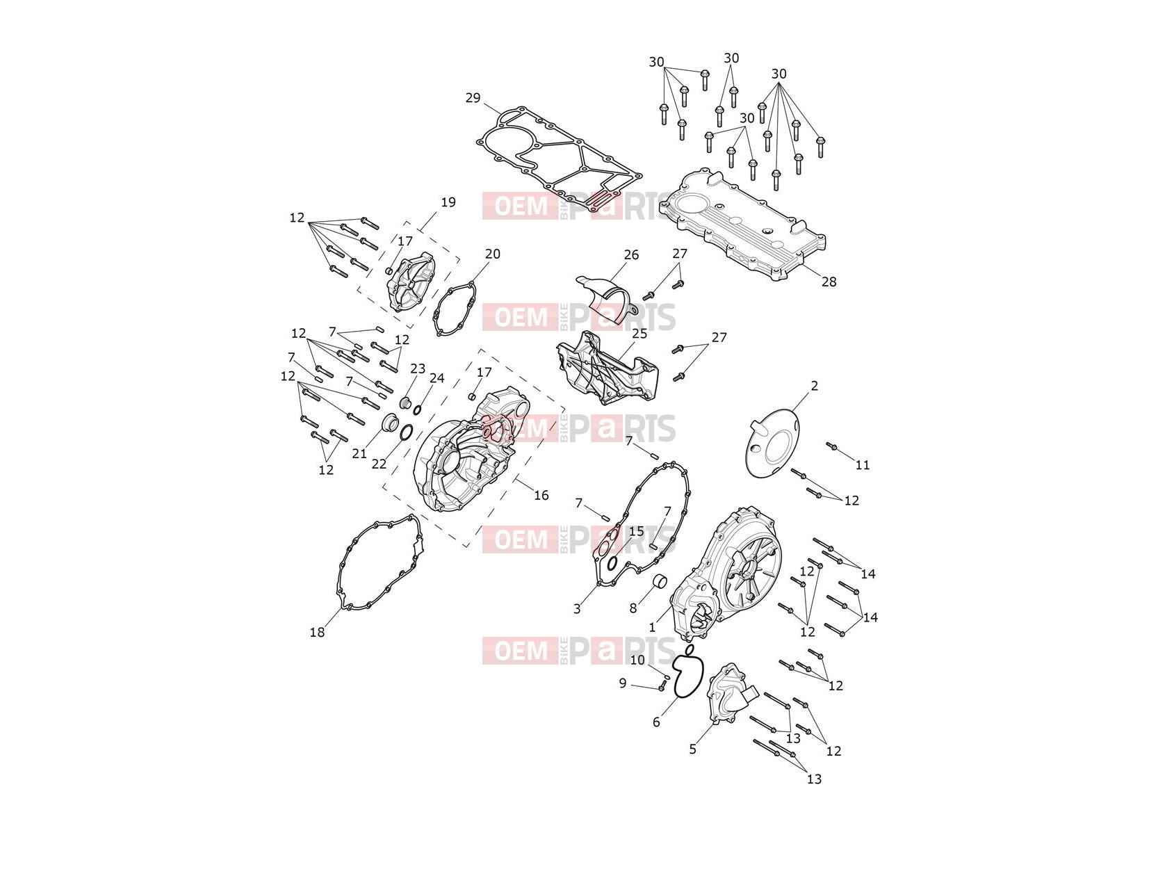 Triumph 2024 ROCKET 3 STORM R Engine Covers