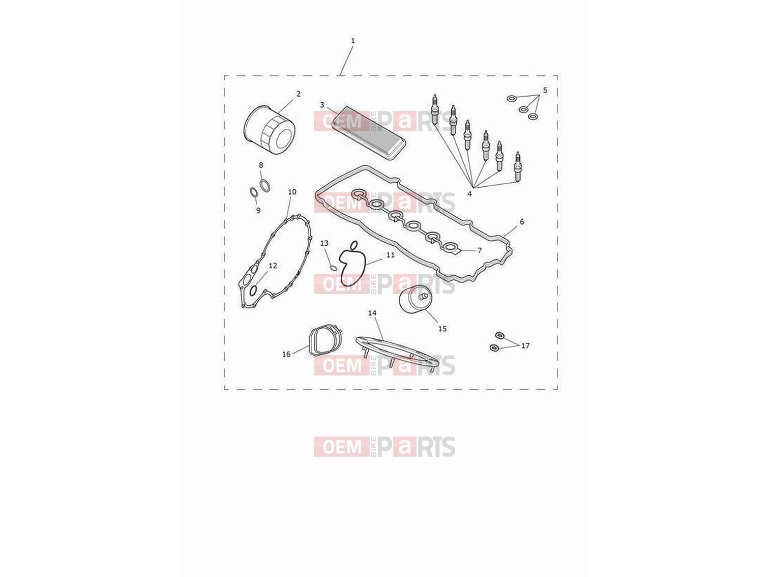 Triumph 2022 Rocket 3 R Engine service kits