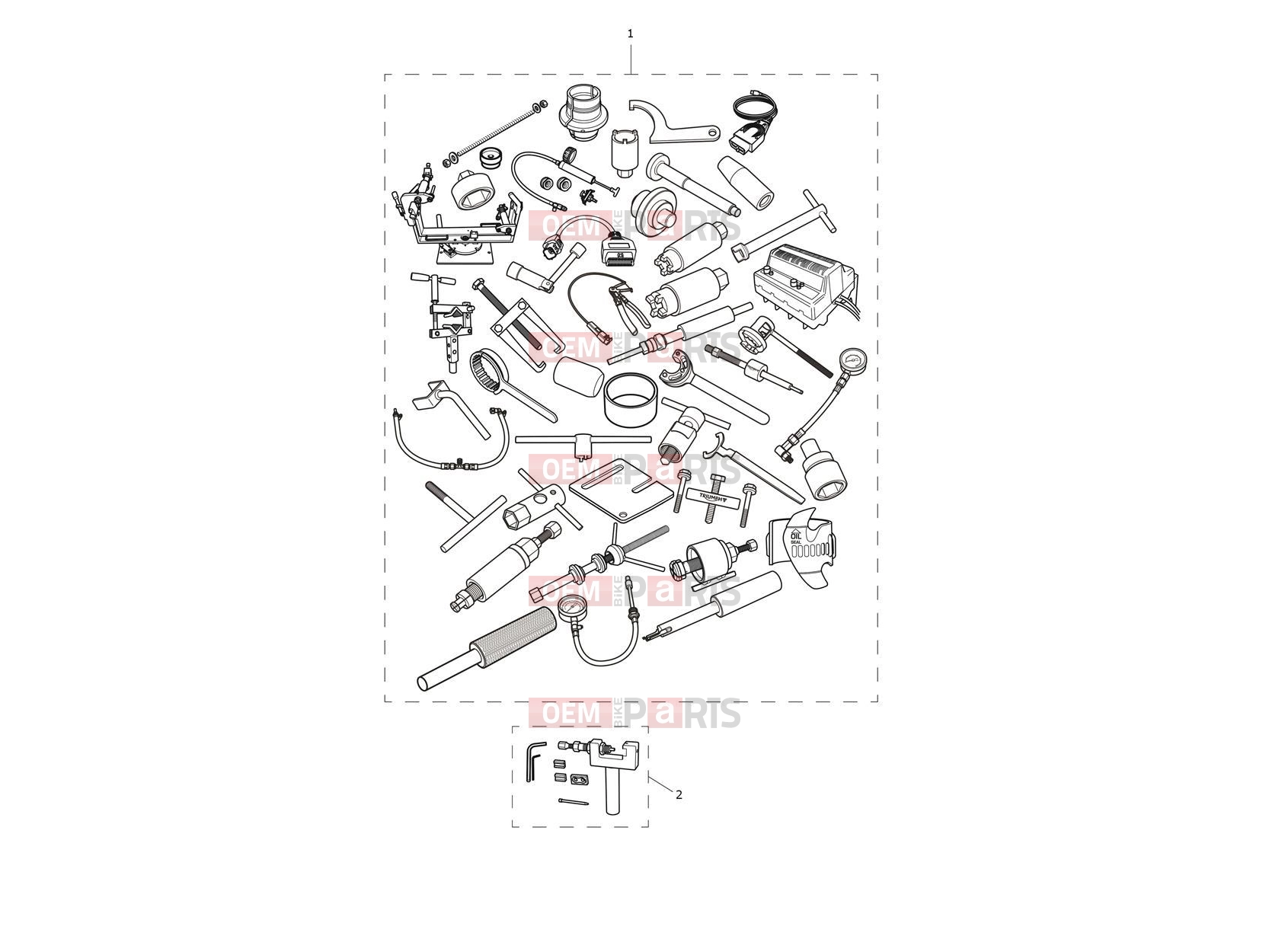 Triumph 2026 SPEED 400 Service Tools