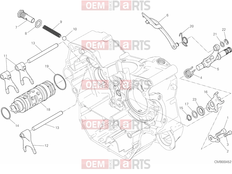 DUCATI 2017 Scrambler Classic SHIFT CAM - FORK