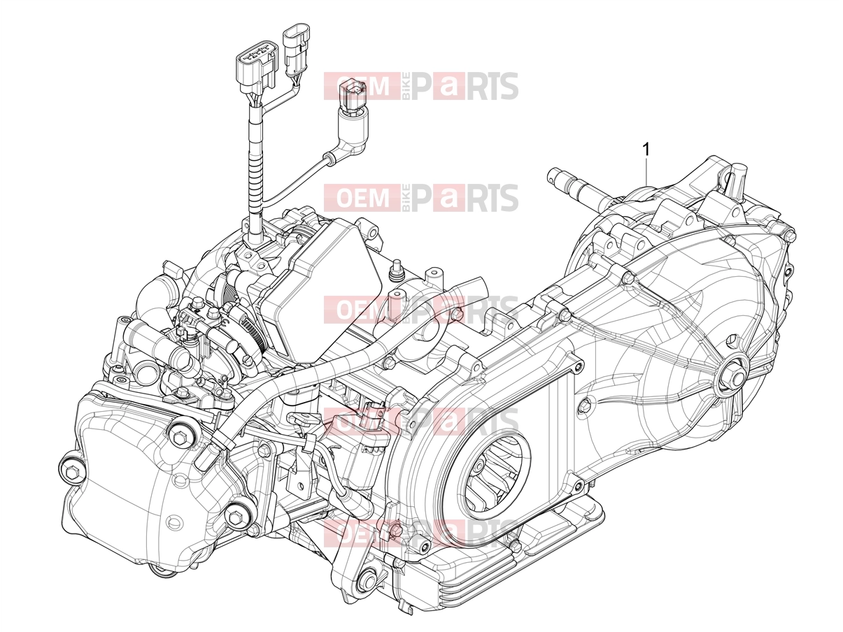 Engine » Engine assembly - Piaggio Beverly 310 Classic-Sport (EU) 2026