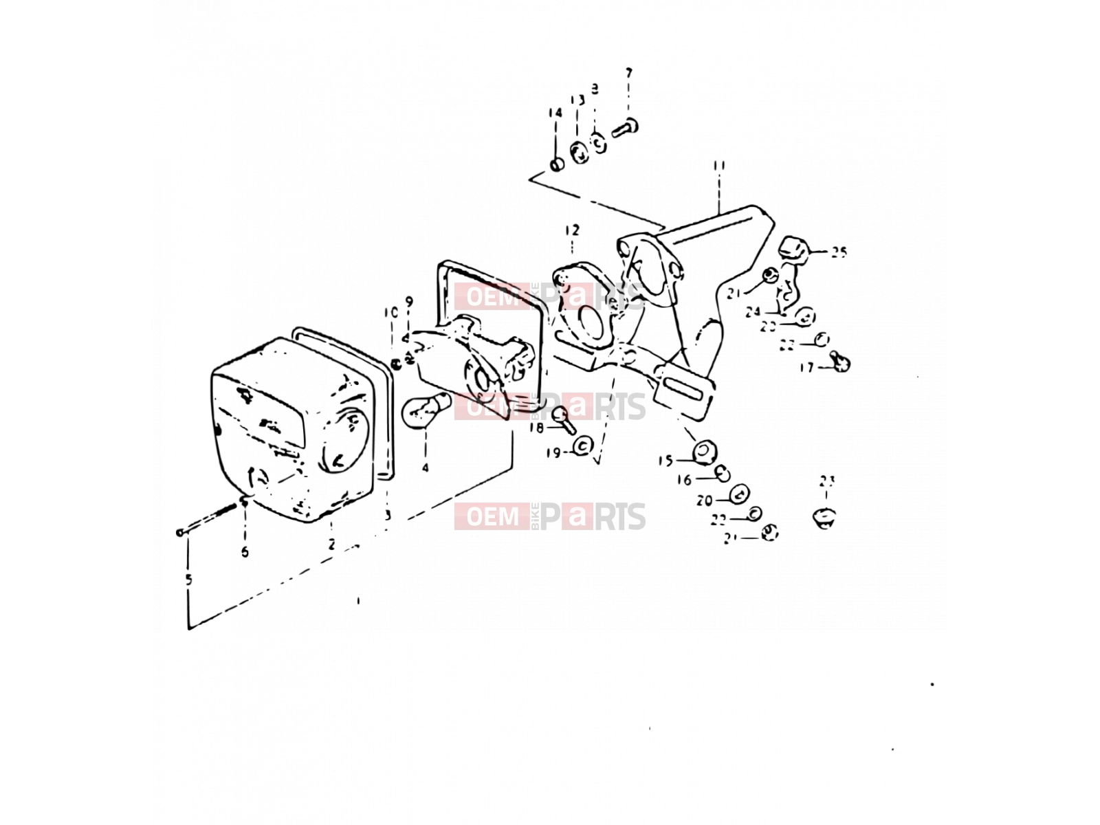 SUZUKI DR400S T (1996) 37 - REAR COMBINATION LAMP (E02, E04, E15, E21, E25)