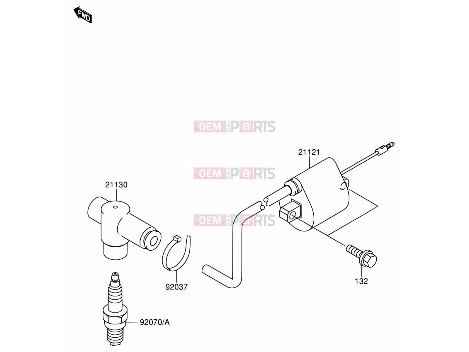 14 - IGNITION SYSTEM - Suzuki RM65 K3 (2003) (E19)
