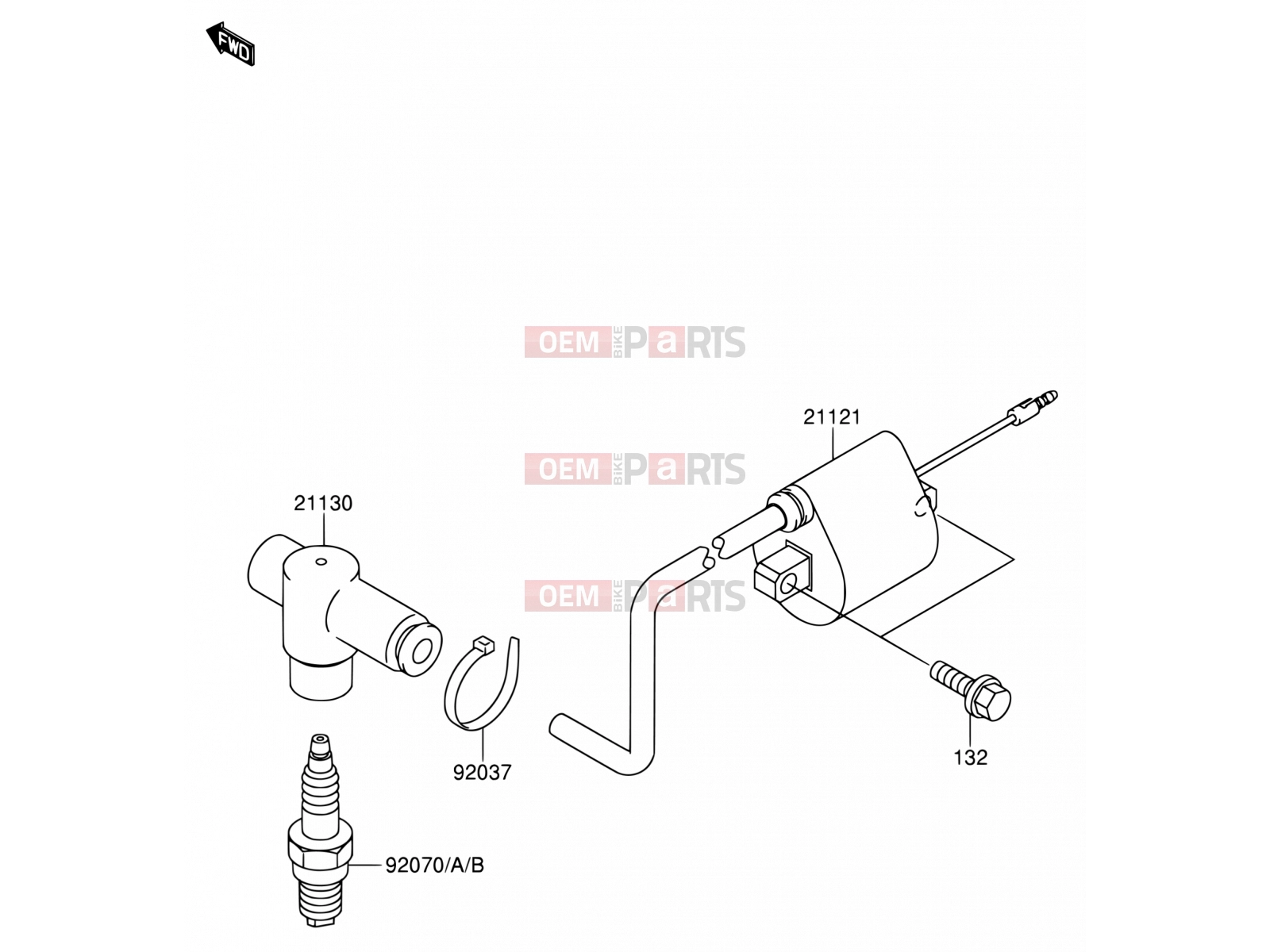 14 - IGNITION SYSTEM - Suzuki RM65 K4 (2004) (E03)